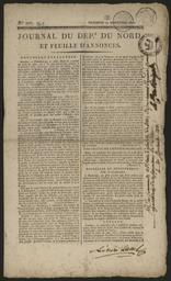 Journal du département du Nord / [fondé par Marlier, puis repris par J.B. Reboux]
