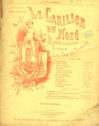 Le Carillon du Nord : revue de la société littéraire "Les Fils des Trouvères"