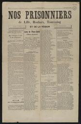 Nos prisonniers de Lille, Roubaix, Tourcoing et de la région