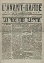 L'Avant-garde : Journal des intérêts démocratiques de la Région du Nord