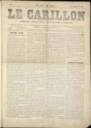 Le Carillon : sciences, beaux-arts, littérature, industrie