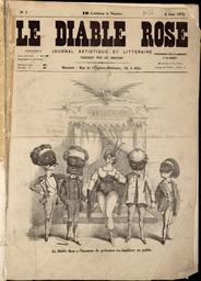 Le Diable rose : journal artistique et littéraire paraissant tous les dimanches | 