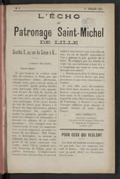 L'Écho du patronage Saint-Michel de Lille