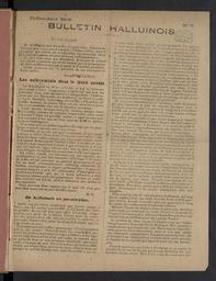 Bulletin Halluinois / Gérant M. Lartigue