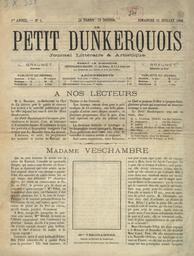 Petit dunkerquois : journal littéraire et artistique