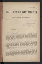 Trait d'union wattrelosien : Bulletin mensuel / Gérant Albert Doyen