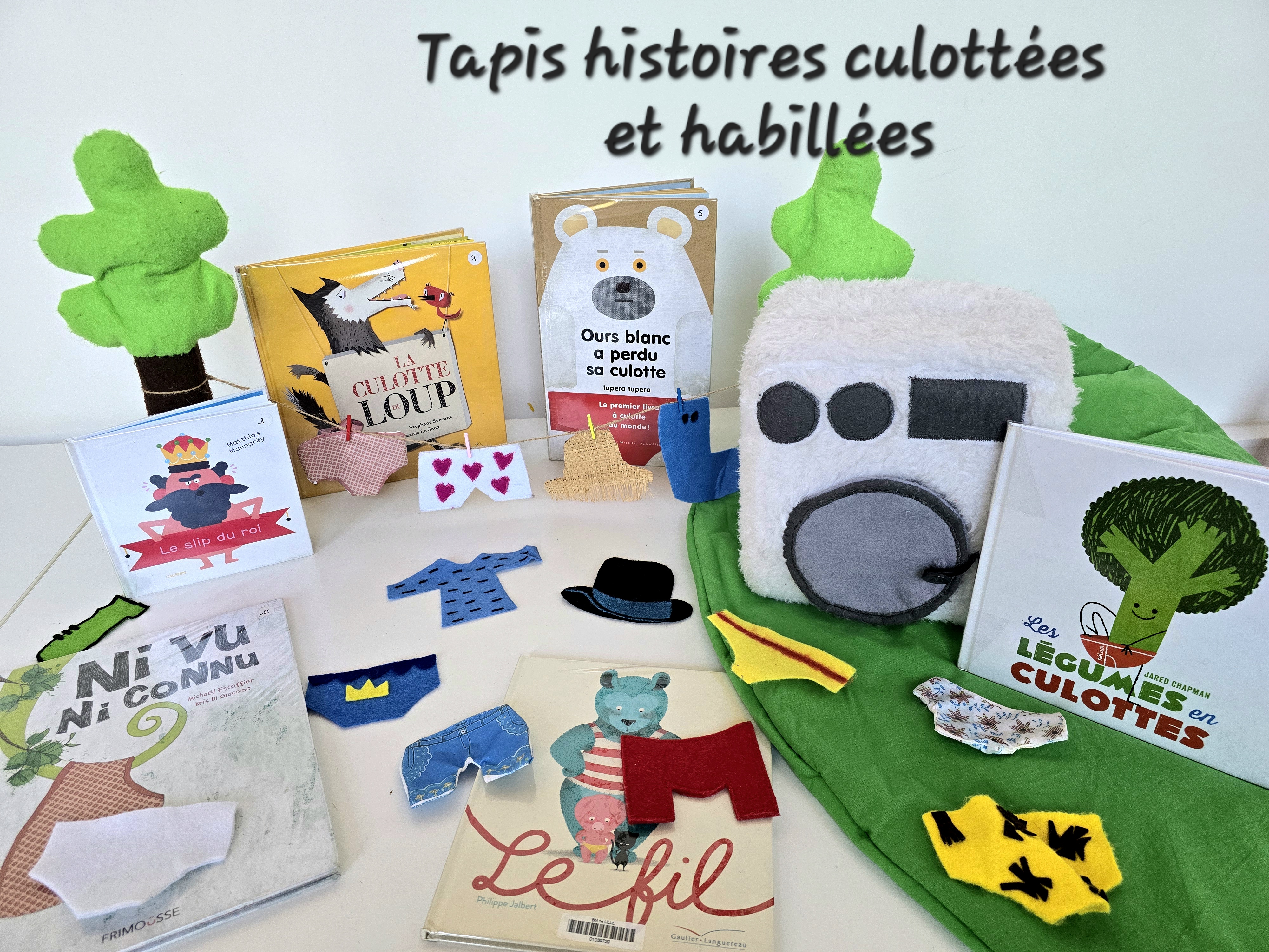 Tapis Histoires culottées et habillées 